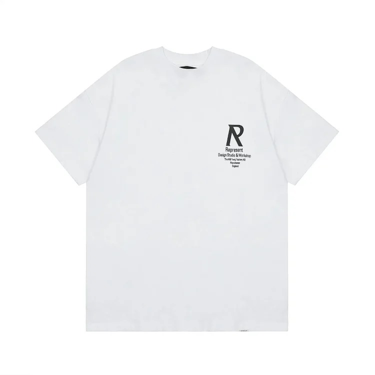 American T-shirt Men's Summer Round Neck T-Shirt Re