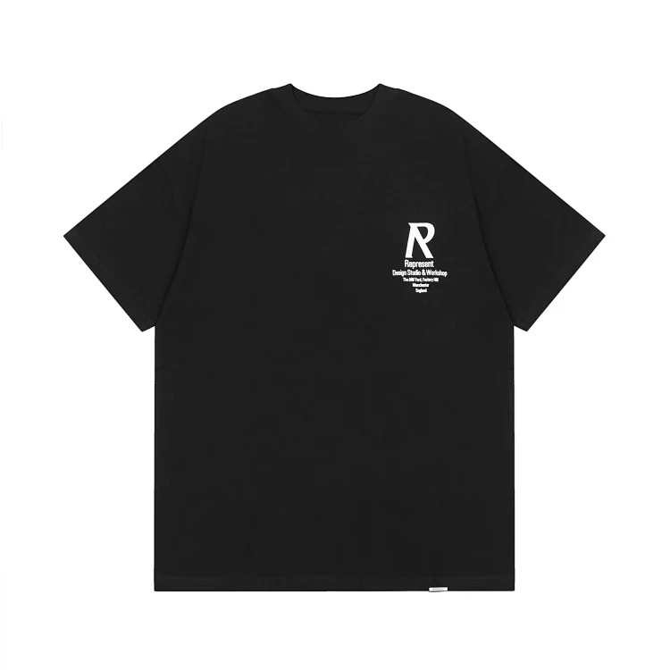 American T-shirt Men's Summer Round Neck T-Shirt Re