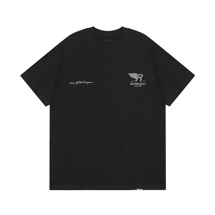 American T-shirt Men's Summer Round Neck T-Shirt Re
