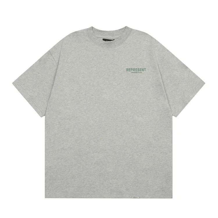 American T-shirt Men's Summer Round Neck T-Shirt Re