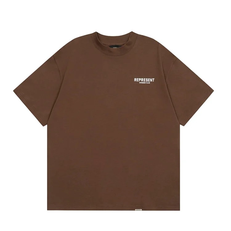 American T-shirt Men's Summer Round Neck T-Shirt Re