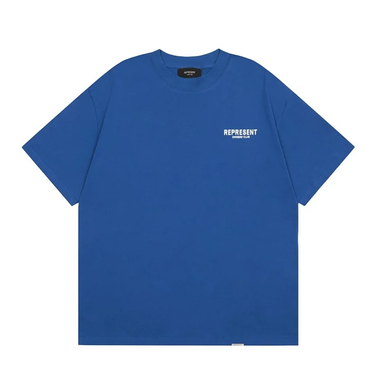 American T-shirt Men's Summer Round Neck T-Shirt Re