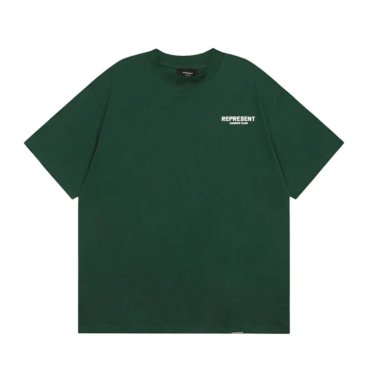 American T-shirt Men's Summer Round Neck T-Shirt Re
