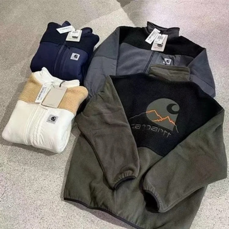 Jacket Lamb Wool Workwear Splicing Reversible Autumn Couple Versatile Ca