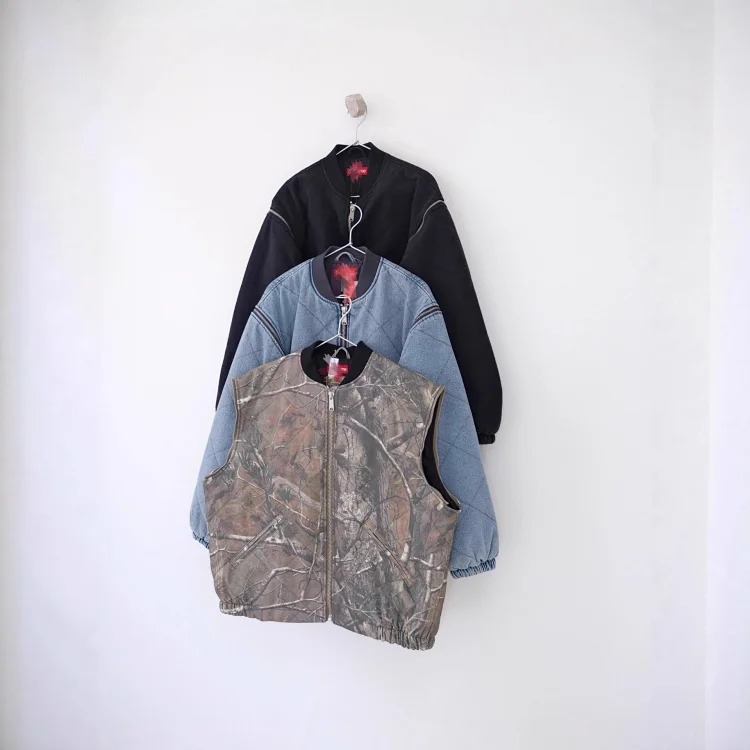 Detachable zipper sleeves flight jacket vest two-in-one cotton highest