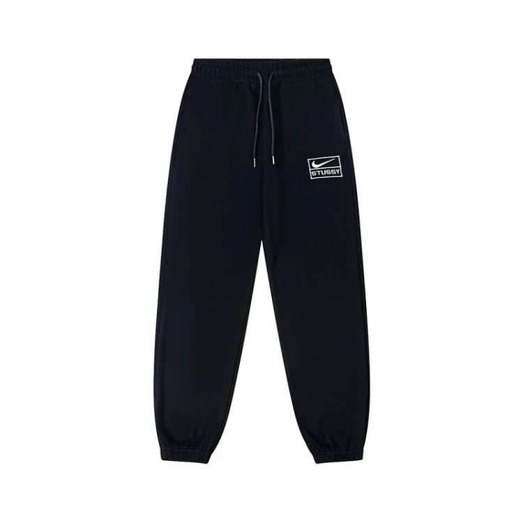 Black 8 niche letters embroidered logo casual loose mens and womens couple sweatshirts(pic28) Black 8 niche letters embroidered logo casual loose men's and women's couple sweatshirts