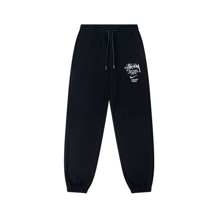 Black 8 niche letters embroidered logo casual loose mens and womens couple sweatshirts(pic30) Black 8 niche letters embroidered logo casual loose men's and women's couple sweatshirts