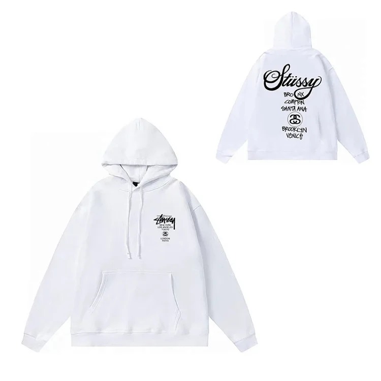 Black 8 niche letters embroidered logo casual loose mens and womens couple sweatshirts(pic31) Black 8 niche letters embroidered logo casual loose men's and women's couple sweatshirts
