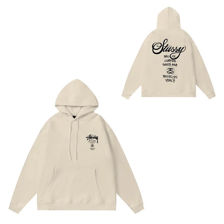 Black 8 niche letters embroidered logo casual loose mens and womens couple sweatshirts(pic35) Black 8 niche letters embroidered logo casual loose men's and women's couple sweatshirts