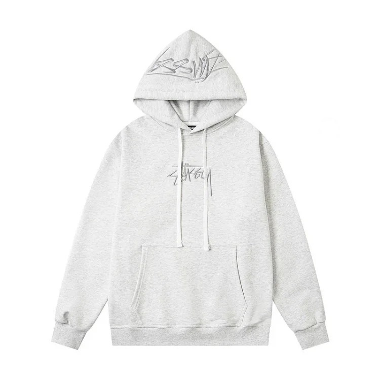 Black 8 niche letters embroidered logo casual loose mens and womens couple sweatshirts(pic37) Black 8 niche letters embroidered logo casual loose men's and women's couple sweatshirts