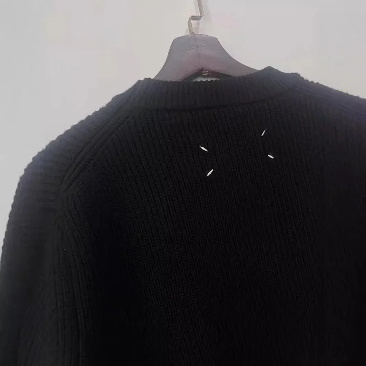Majia square sweater men's trendy brand fashion simple solid color couple's winter image 2