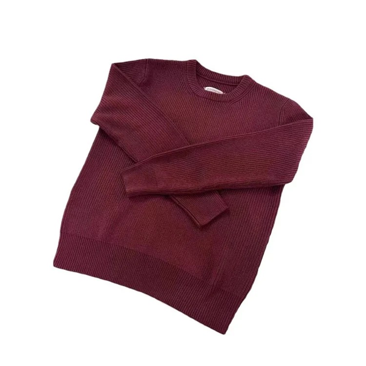 Majia square sweater men's trendy brand fashion simple solid color couple's winter image 6