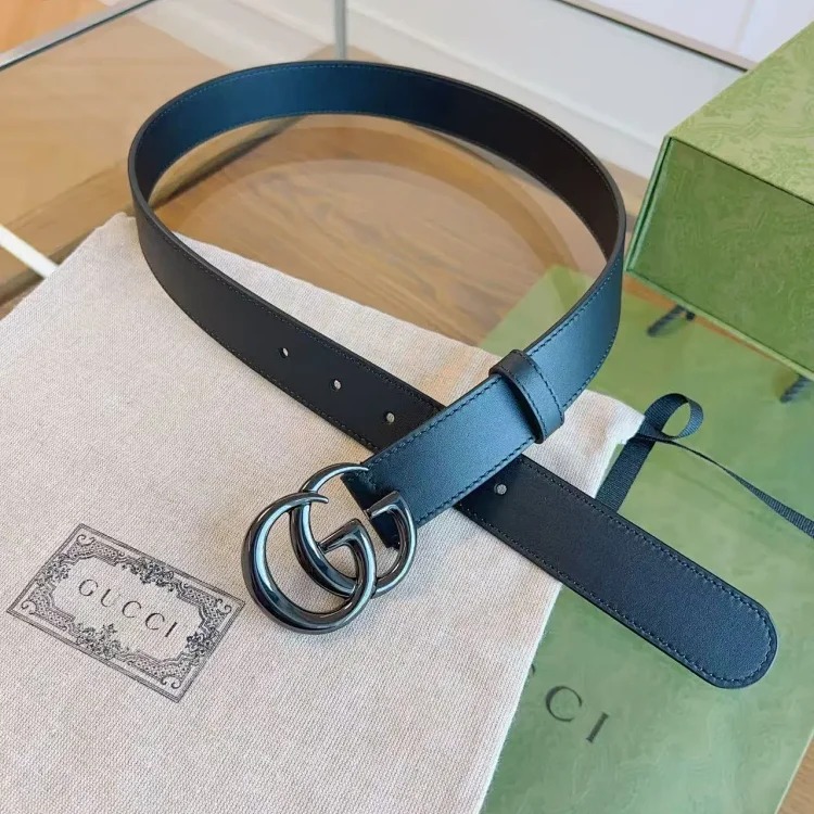 Belts for men and girls, cowhide trouser belts, plaid full leather trouser belts, double-sided genuine leather belts