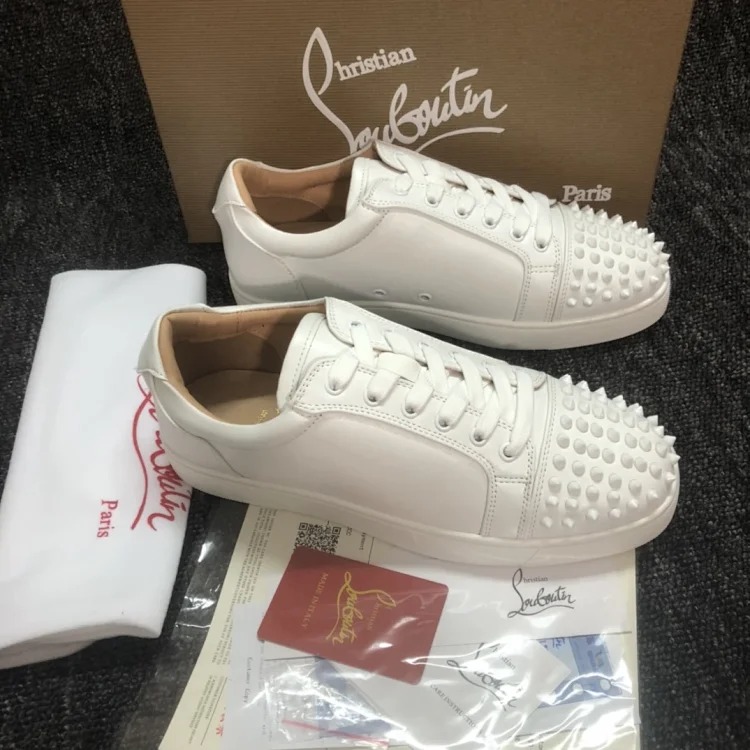 OG1 red sole rivet casual shoes for men and women, same style