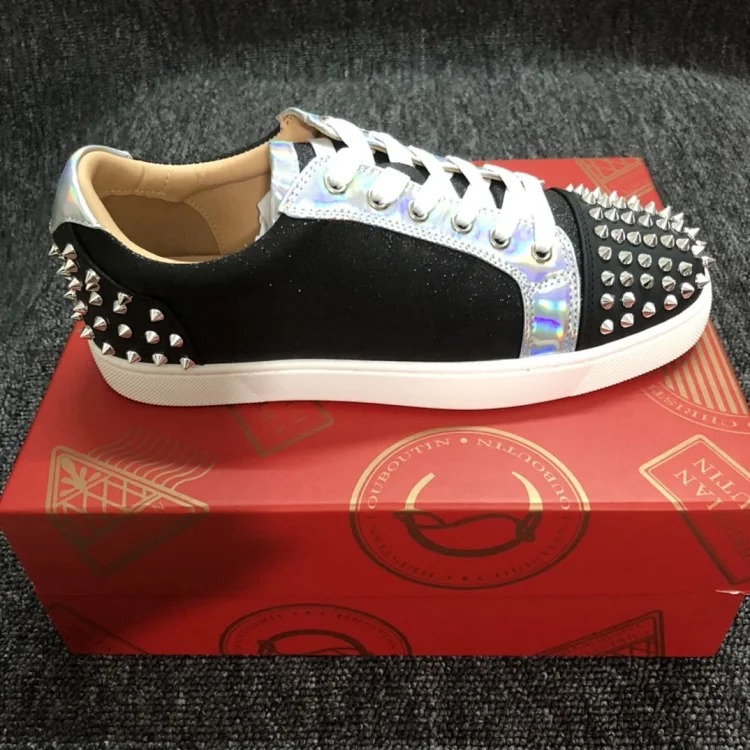 OG1 red sole rivet casual shoes for men and women, same style