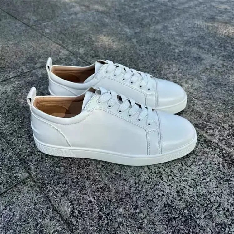 OG1 red sole rivet casual shoes for men and women, same style
