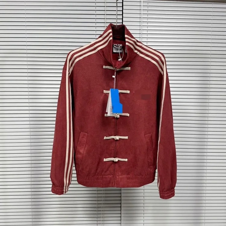 Tang suit Chinese plate button suede spring stand collar top sexy loose jacket