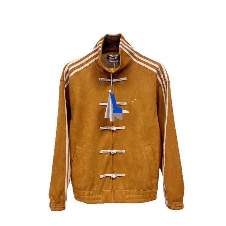 Tang suit Chinese plate button suede spring stand collar top sexy loose jacket