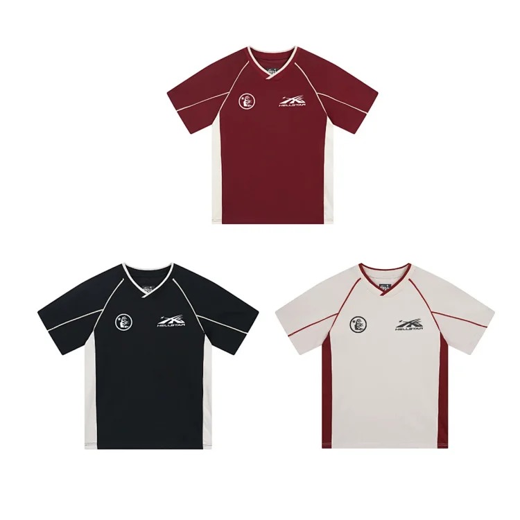 Printed sports T-shirt short sleeves