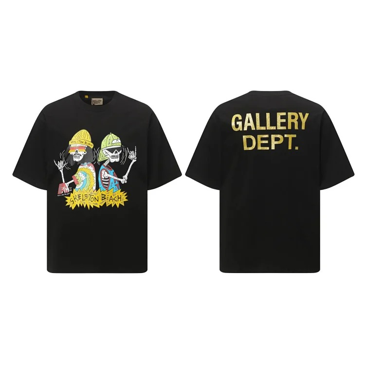Creative printing European and American super popular brand loose T-shirt Ga