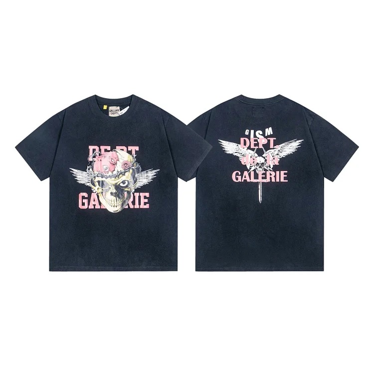 Creative printing European and American super popular brand loose T-shirt Ga