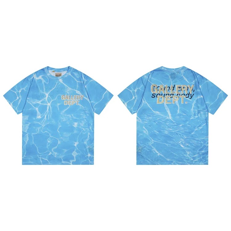 Creative printing European and American super popular brand loose T-shirt Ga