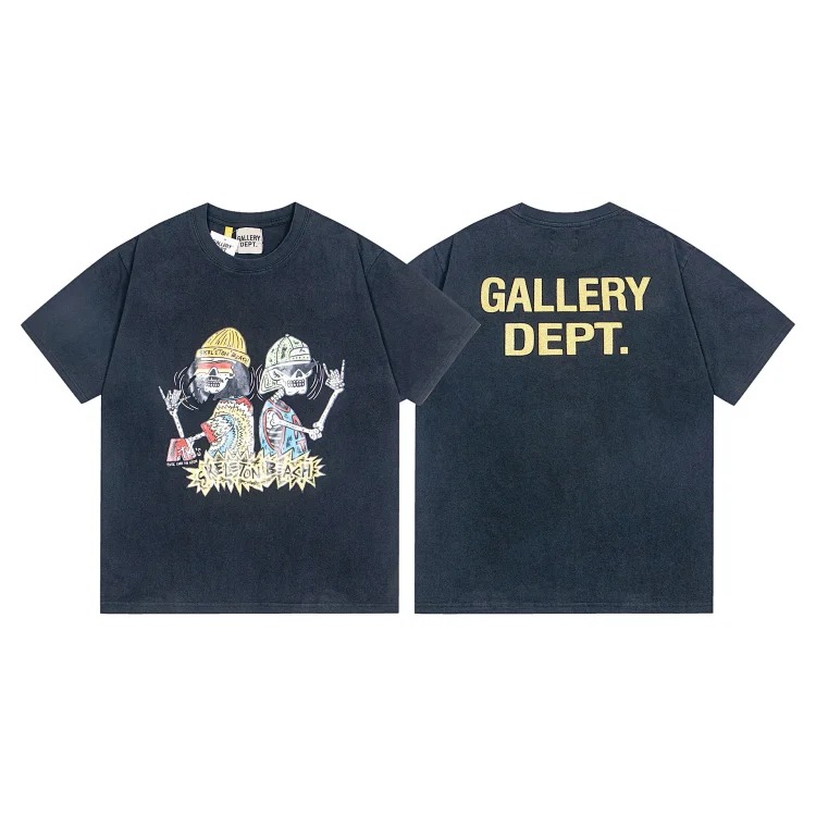 Creative printing European and American super popular brand loose T-shirt Ga