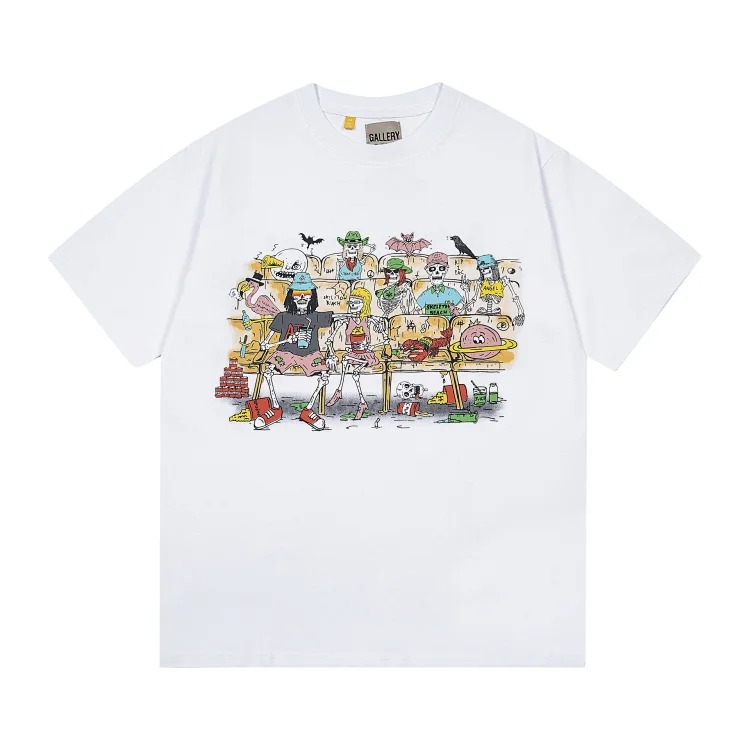 Creative printing European and American super popular brand loose T-shirt Ga