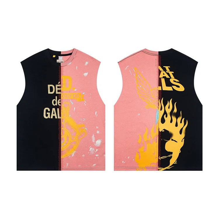 Creative printing European and American super popular brand loose T-shirt Ga