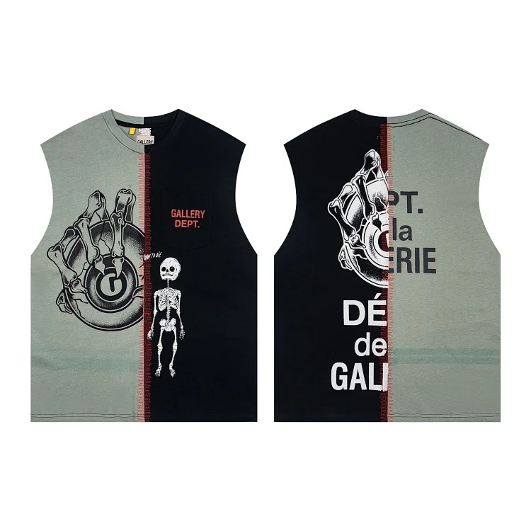 Creative printing European and American super popular brand loose T-shirt Ga