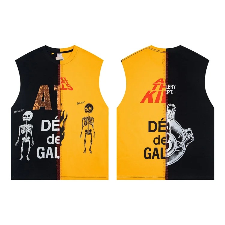 Creative printing European and American super popular brand loose T-shirt Ga