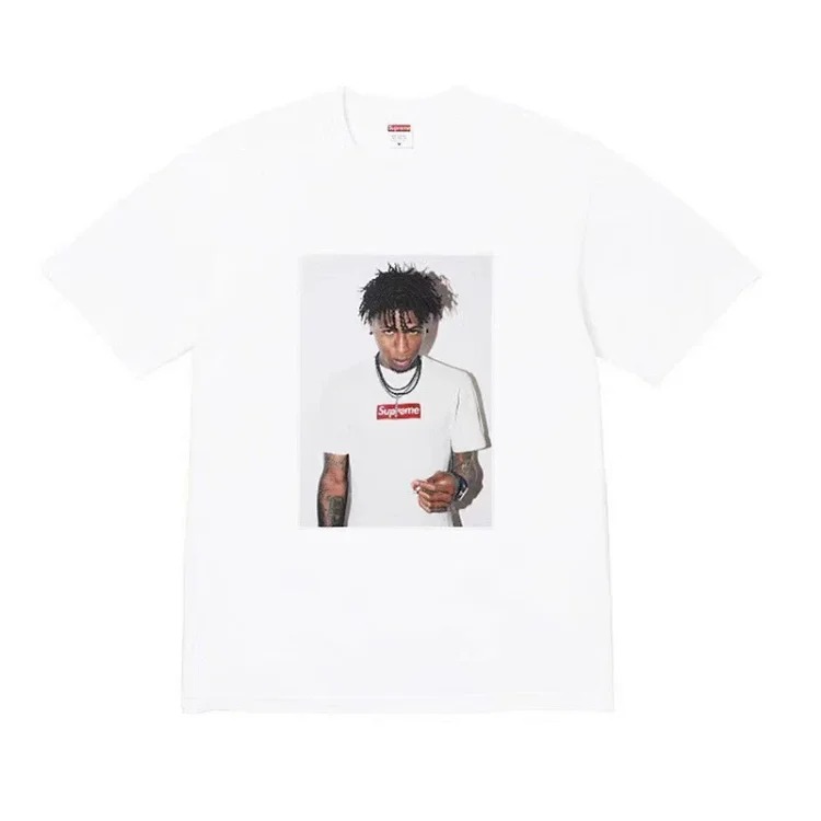 Classic unisex loose and versatile letter T-shirt image 27