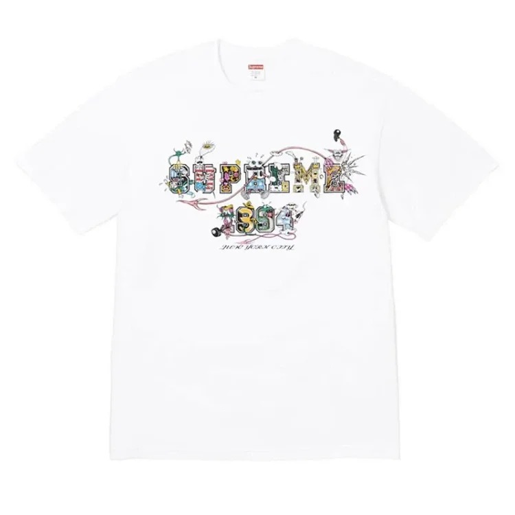 Classic unisex loose and versatile letter T-shirt image 35
