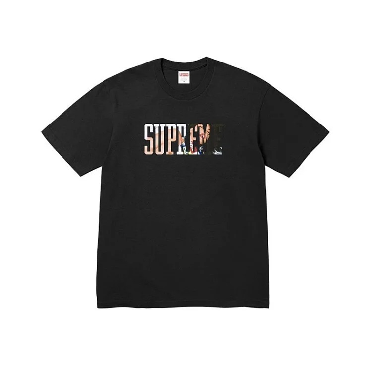 Classic unisex loose and versatile letter T-shirt image 36