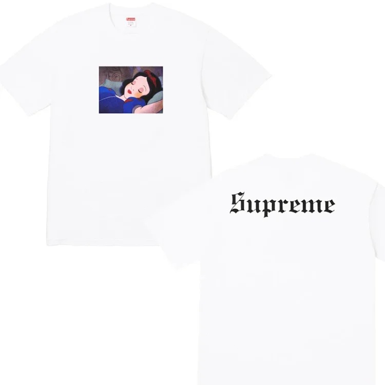 Classic unisex loose and versatile letter T-shirt image 39