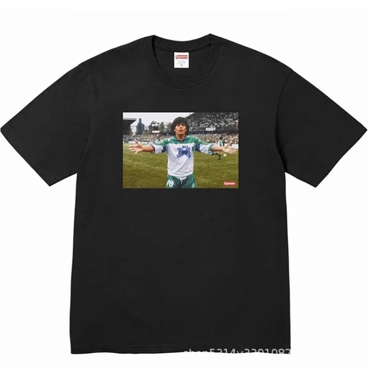 Classic unisex loose and versatile letter T-shirt image 4