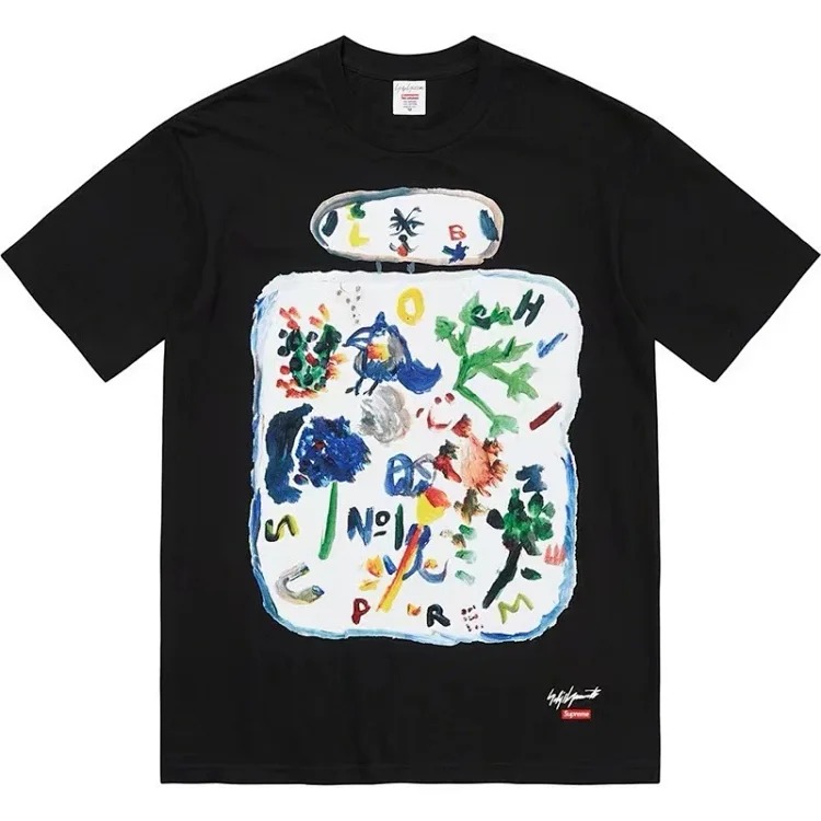 Classic unisex loose and versatile letter T-shirt image 6