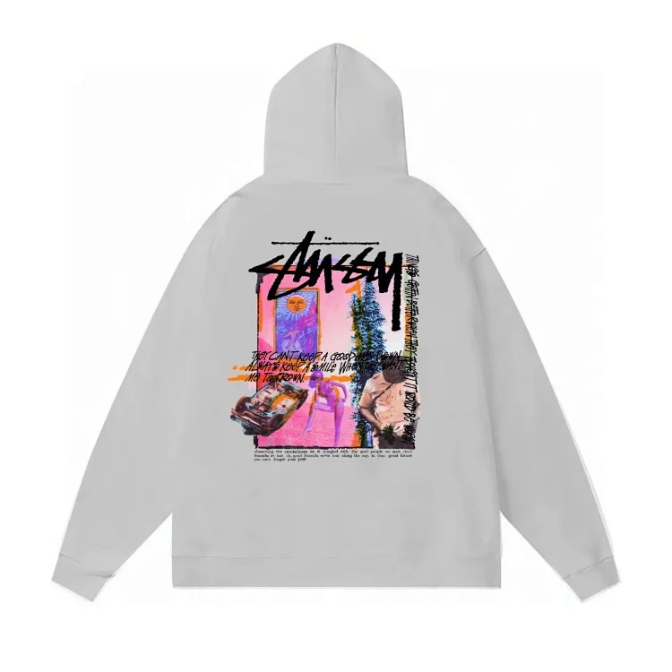 Cardigan zipper hooded sweatshirt loose casual sports couple coat hoodie