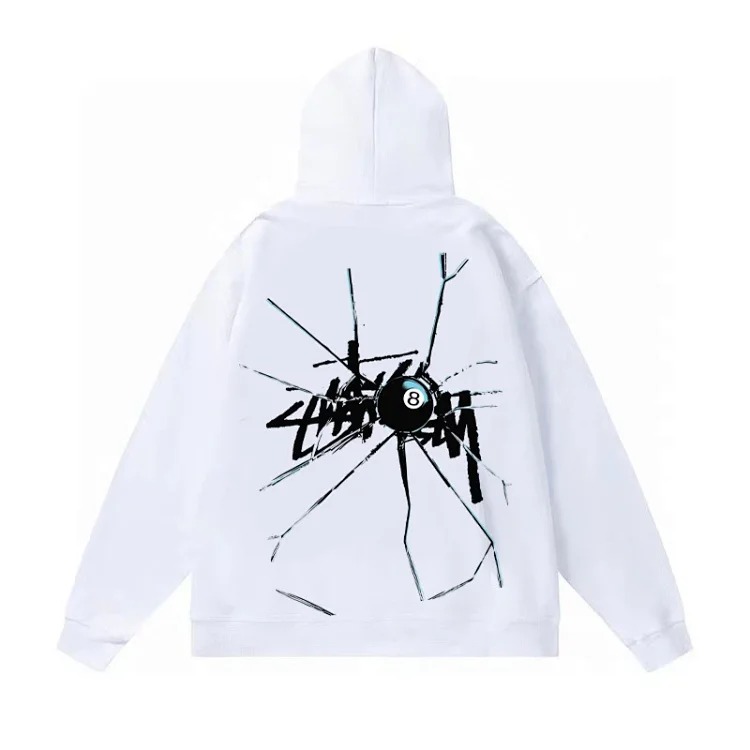 Cardigan zipper hooded sweatshirt loose casual sports couple coat hoodie