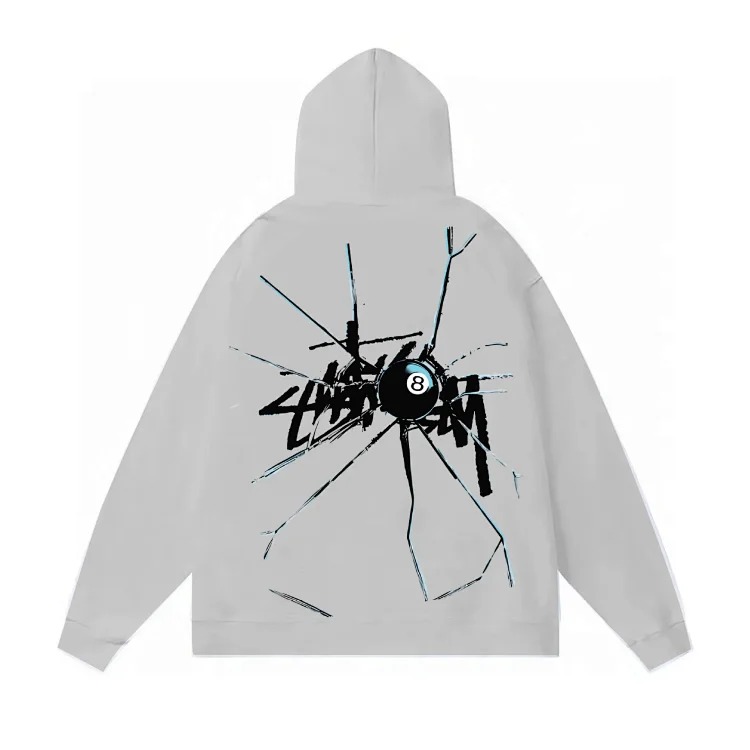 Cardigan zipper hooded sweatshirt loose casual sports couple coat hoodie