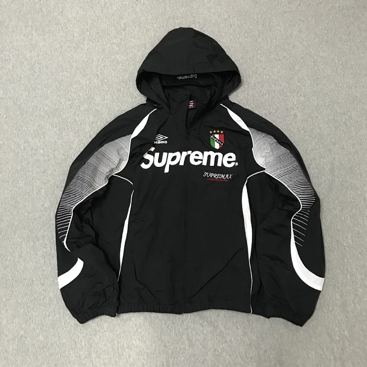 Functional windbreaker hooded jacket drawstring sports football