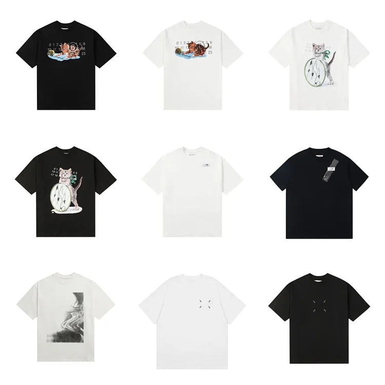 Digital Graphic Print Short Sleeve T-Shirt 6