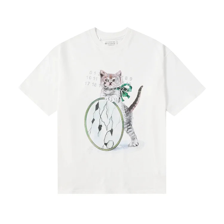 Digital Graphic Print Short Sleeve T-Shirt 6