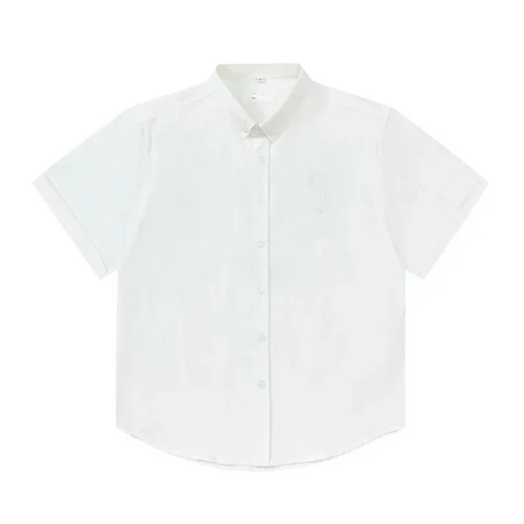 Love embroidered cotton shirt for men and women