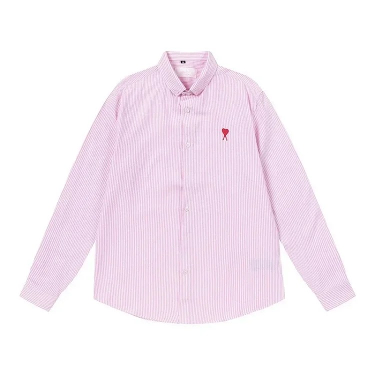 Love embroidered cotton shirt for men and women