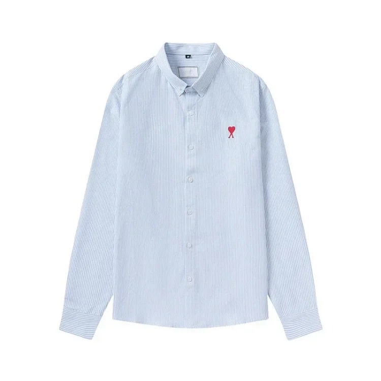 Love embroidered cotton shirt for men and women
