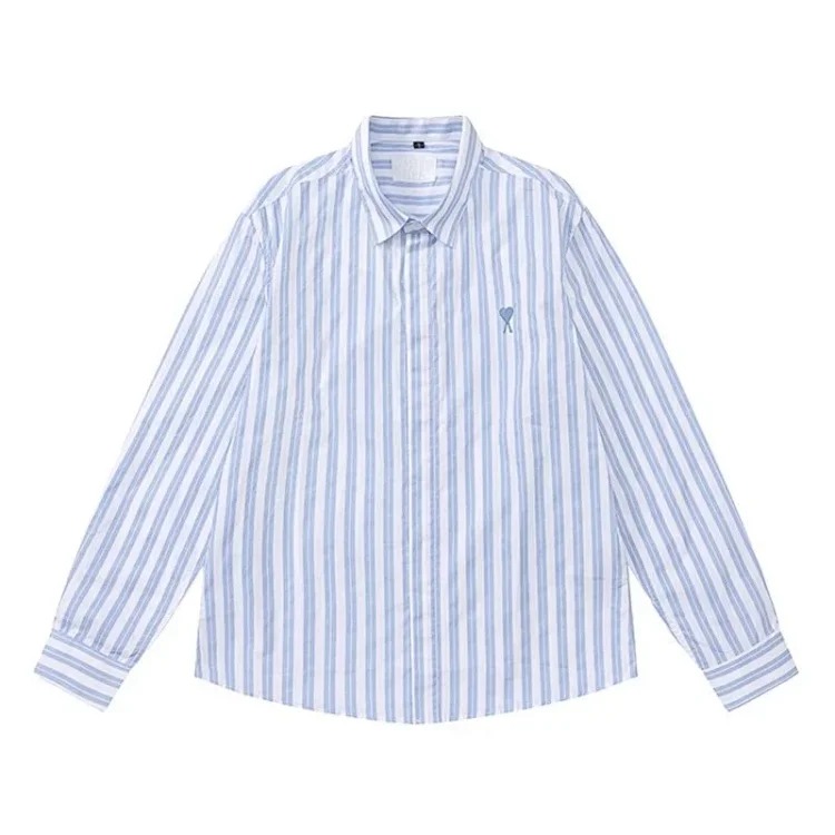 Love embroidered cotton shirt for men and women