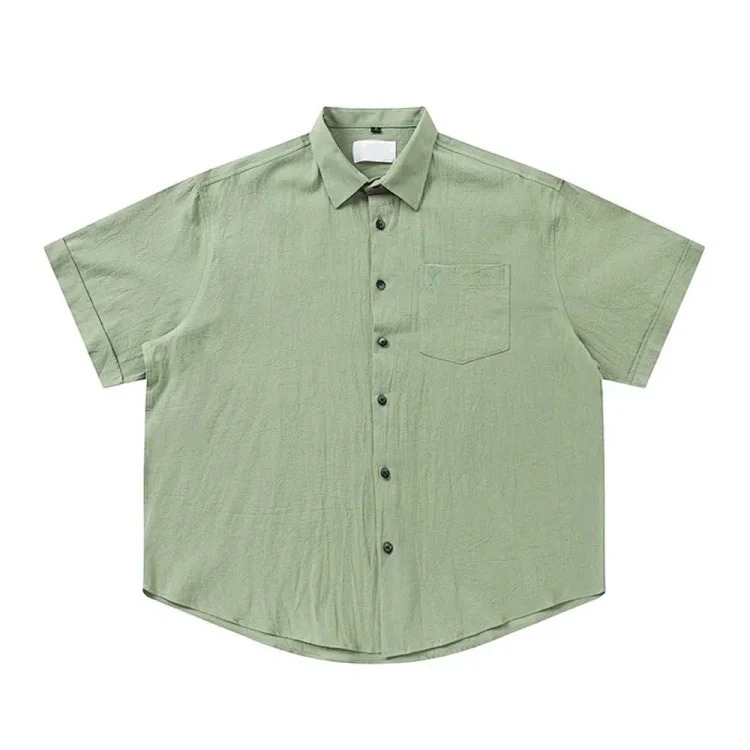 Love embroidered cotton shirt for men and women