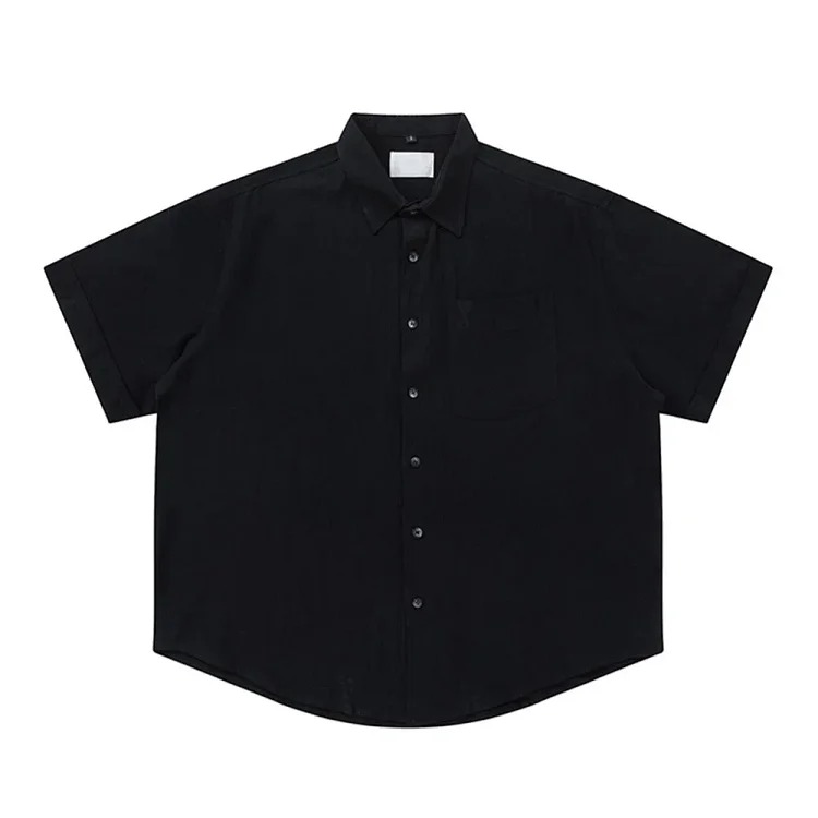 Love embroidered cotton shirt for men and women