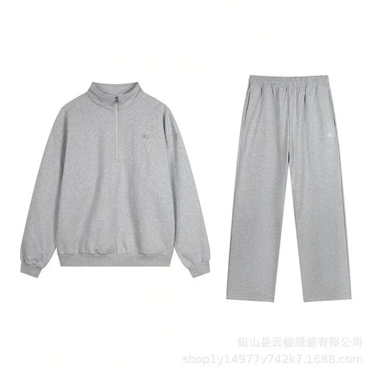 Autumn and winter American sports hooded sweatshirt headband loose sweatshirt suit